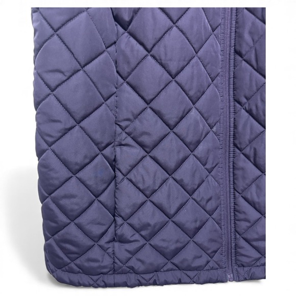 Lands' End Navy Quilted Vest - Picture 3 of 8
